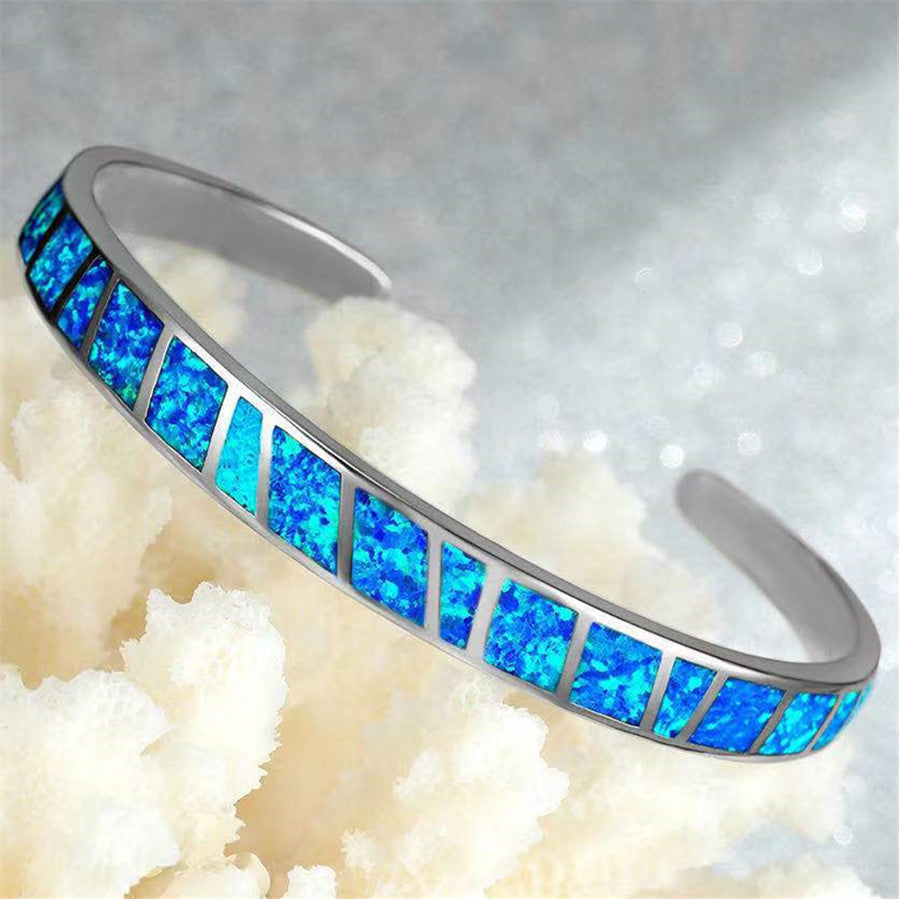 One Vintage Classic Blue Vintage Cuff Bangle 2023 New In Trendy Accessories